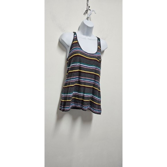 Buffalo David Bitton Tank Top Halter Gray Multicolor Women's Medium Razor Back - Picture 3 of 7